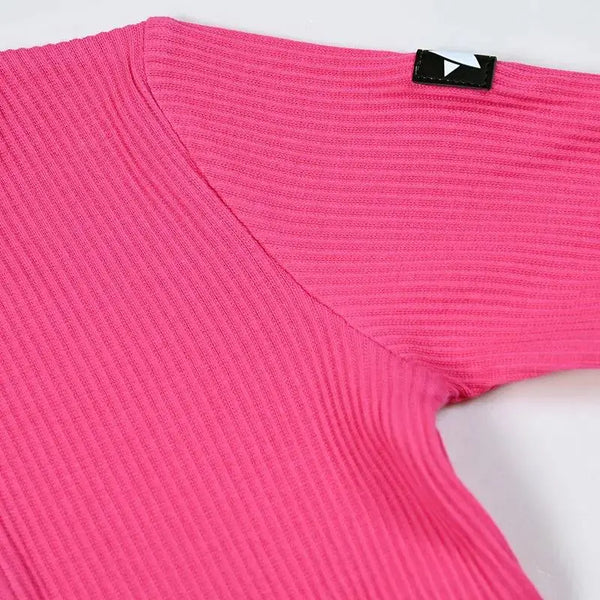 Girl - Blush and Sand Ribbed Set (Pink / Sand) Ali Affordable