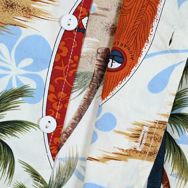 Boat Print and Red Denim Set Ali Plus