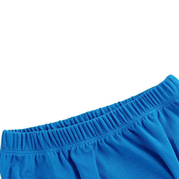 Baby-White Ribbed Sky Blue Set Ali Mali