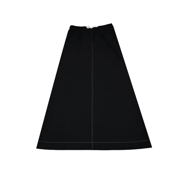 Lady - Contrast Stitch Zip Collar Youth Dress Set I Love Ali