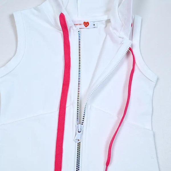 Girl - Colorful Ribbon Vest Dress I Love Ali