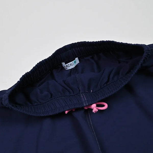 Lady - Contrast Stitch Zip Collar Youth Dress Set I Love Ali