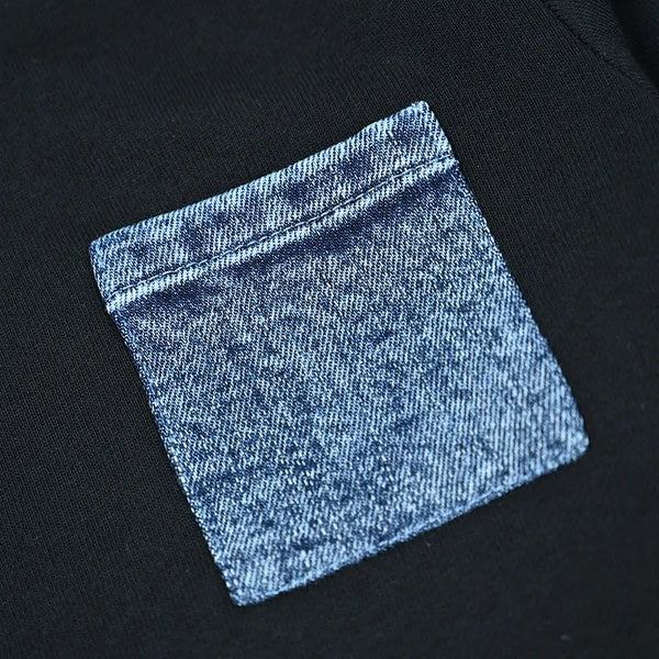 Boy - Colorblock Strip Denim Set Ali Mali