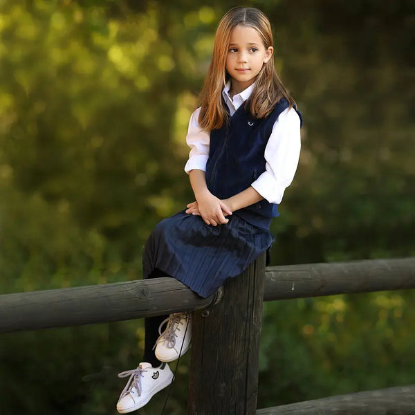 Girl - School Uniform Set (Sleeveless dress/Cross-back strap dress/Skirt) I Love Ali