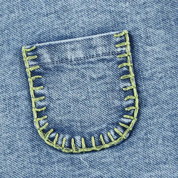 Baby - Indigo Embroidered Denim Set