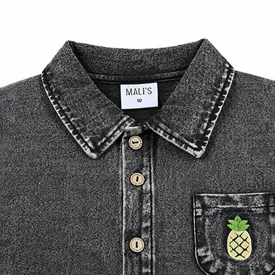 Boy - Fruit Black Denim Set