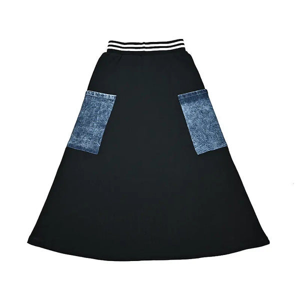 Girl - The Midnight Denim & Stripe Set Ali Mali