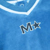 Boy - Mail Logo Blue and Pink Velvet Strip Set Ali Mali