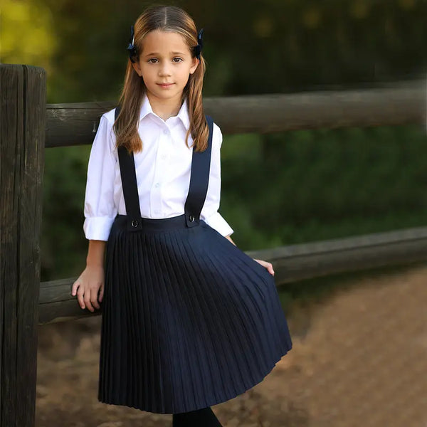 Girl - School Uniform Set (Sleeveless dress/Cross-back strap dress/Skirt) I Love Ali