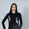 Lady - Black Floral Embroidery Set Ali Mali