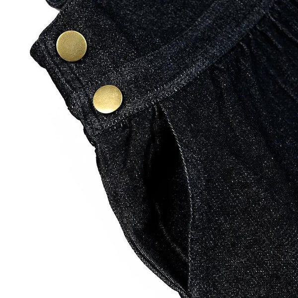 Girl - Black Denim Set Bloom Kids Family-fashion
