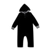 Baby - Hooded Black Velour Set Ali Affordable