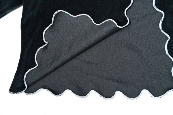 Lady-Velour Maxi with Irregular Coat(Fashion/Normal) Set Bloom Kids Family-fashion