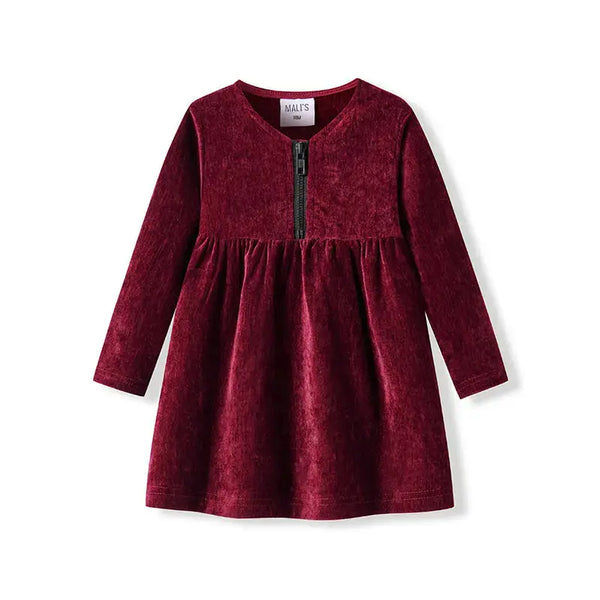 Baby - Burgundy Red Chenille Set Ali Mali