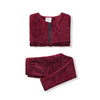 Baby - Burgundy Red Chenille Set Ali Mali