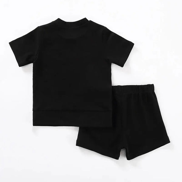 Black Musical Jersey Set Bloom Family-fashion
