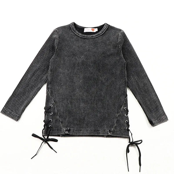 Boy - Ribbed Black Wash Set I Love Ali