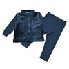 Navy Floral Collar Shabbos Set Bloom Kids Family-fashion