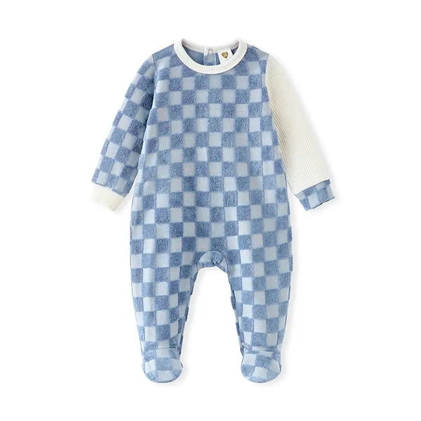 Baby - Terry Checked Pajamas Ali Affordable
