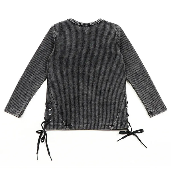 Boy - Ribbed Black Wash Set I Love Ali