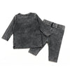 Baby - Ribbed Black Wash Set I Love Ali
