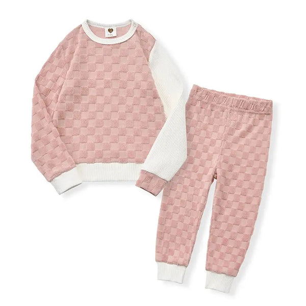 Baby - Terry Checked Pajamas Ali Affordable