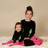 Girl - Velour and Neon Set(Nightgown & Pajama) Ali Affordable
