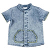Boy - Indigo Embroidered Denim set