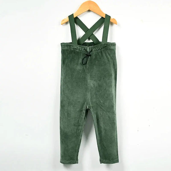 Baby - Dark Green Velvet Set I Love Ali