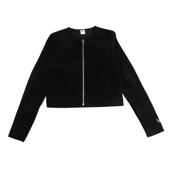 Lady - Black Plaid Corduroy Set Ali Mali