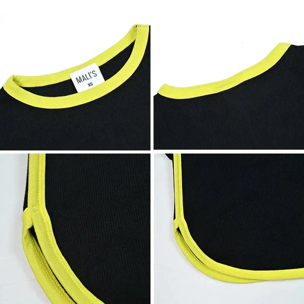 Lady - Pregnant Mom's Yellow-edged Nightgown Ali Mali