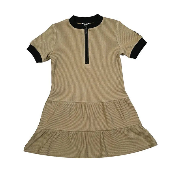 Girl - Blush and Sand Ribbed Set (Pink / Sand) Ali Affordable