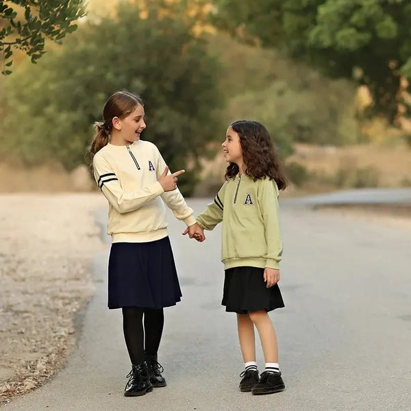 Unisex - Letter-A Stripe Sleeve Set Ali Mali