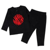 Boy - Ribbed Circle Sleepwear Set Ali Affordable