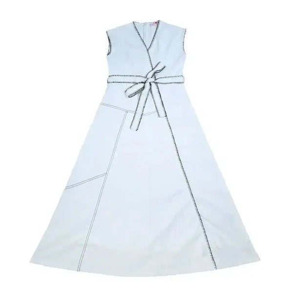 Lady - Special Decoration Stitching Dress I Love Ali