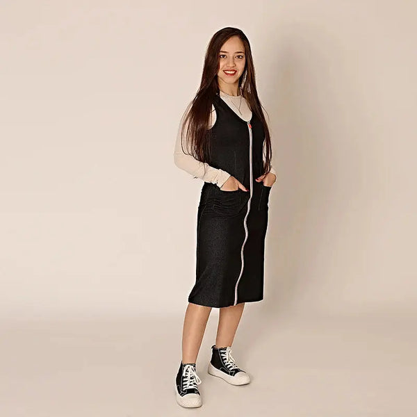 Lady - Denim Dream Sleeveless Dress Ali Affordable