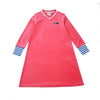 Girl - Mail Logo Blue and Pink Velvet Strip Set Ali Mali