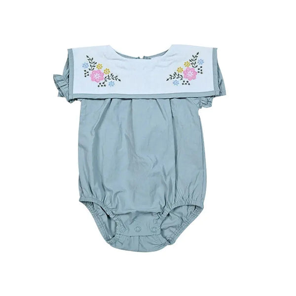 Baby - Tufted Floral Embroidery Set I Love Ali