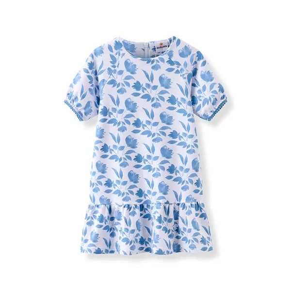 Girl - Blue Bloom Shabbos Set