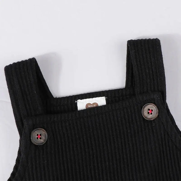 Baby - Ribbed Button Set Ali Affordable