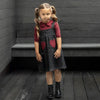 Girl - Red Plaid & Black Denim Set
