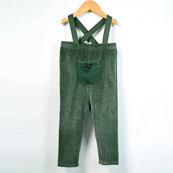 Baby - Dark Green Velvet Set I Love Ali