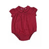 Boat Print and Red Denim Set Ali Plus