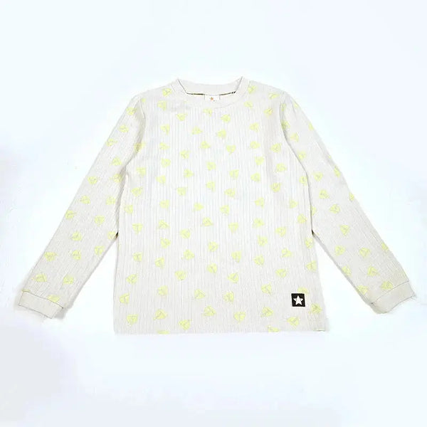 Ribbed Sunshine Bow Set Bloom Family-fashion