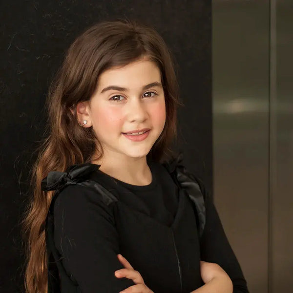 I-Love-Ali Girls maxi dress black ribbed satin summer children's dress clothes sleeveless size 3-16 years Bloom Kids Family-fashion