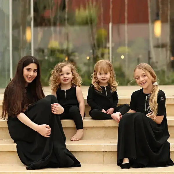 Baby - Black Ribbed Set(Sleeveless & Long Sleeve) Ali Mali