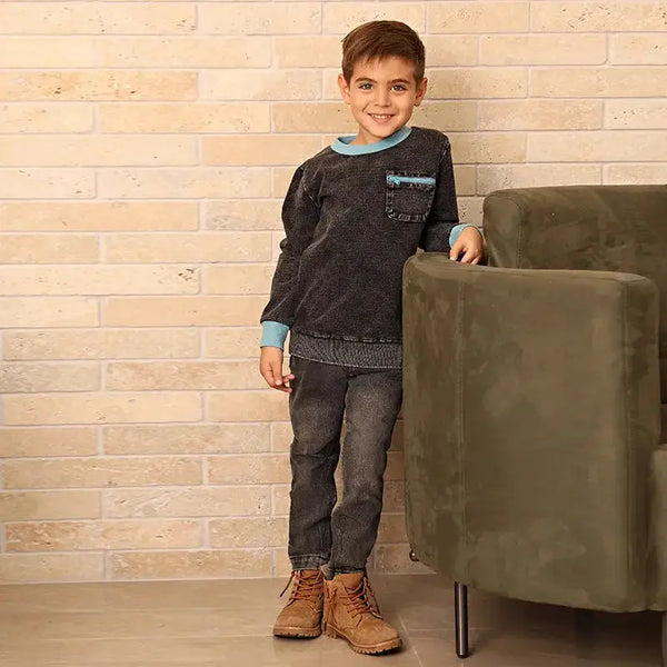 Boy - Boat Denim Set Barcali