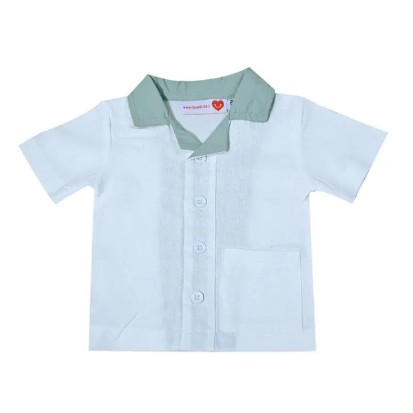 Boy - Tufted Floral Embroidery Set I Love Ali