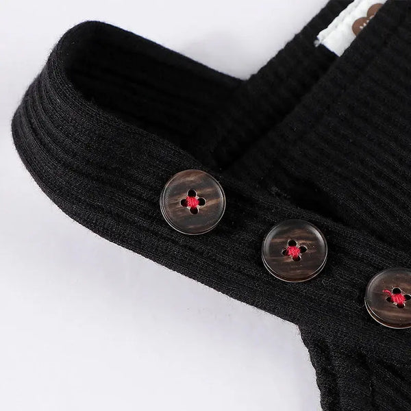 Baby - Ribbed Button Set Ali Affordable