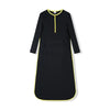 Lady - Pregnant Mom's Yellow-edged Nightgown Ali Mali